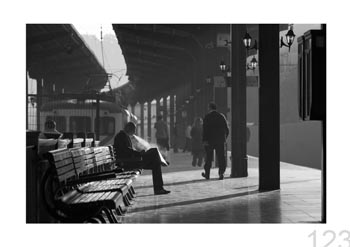 Istanbul railway station, Turkey.