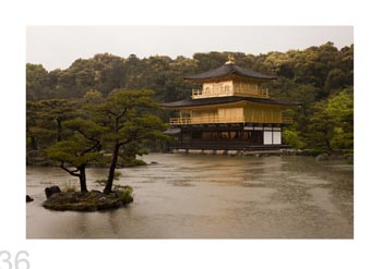 Golden Pavilion (Kinkaku-ji), Kyoto, Japan.